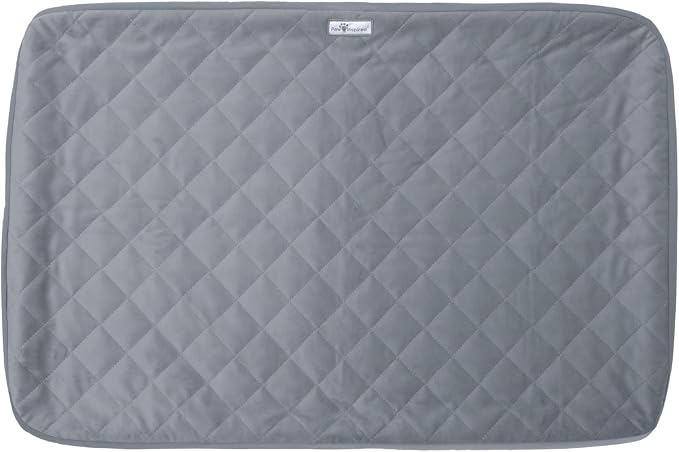Paw Inspired Fitted Fleece Bottom Pan Liner for Critter Nation Cage, Gray | Tray Cover for Ferret Nation/Critter Nation Cage, For Ferrets, Rats, Chinchillas, Hedgehogs, Small Animals, Pets