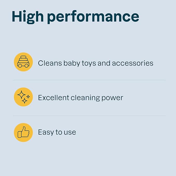 ATTITUDE Toy and Hard Surface Cleaner, Plant and Mineral Based Ingredients, Vegan, Baby and Kids Household Products, Sensitive Skin, Unscented, 27.1 Fl Oz