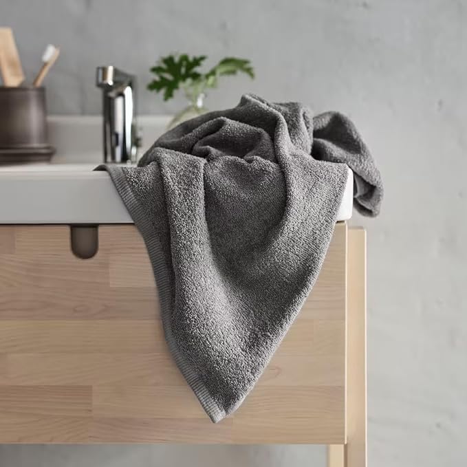 Delara 100% Organic Cotton Towels 650 GSM Plush Feather Touch Quick Dry Bath Towel, Pack of 8 GOTS Certified, Oeko-Tex Green Certified, Organic Cotton Bath Towel, 30"X58"