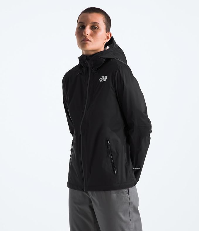 THE NORTH FACE Women's Alta Vista Rain Jacket | 3 Piece Hood With Adjustable Cinch-cord, Waterproof, Breathable