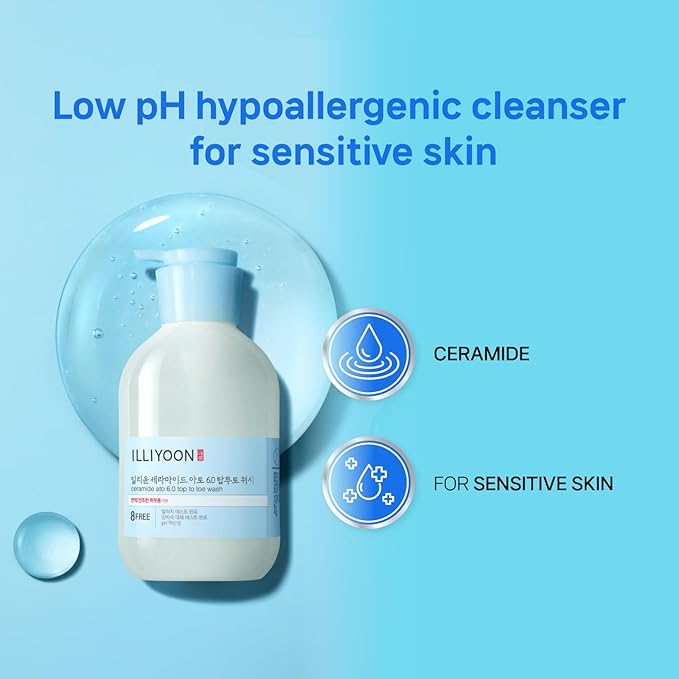Illiyoon ATO Top To Toe Wash 16.9 Fl Oz with ATO Cream 16.9 Fl Oz