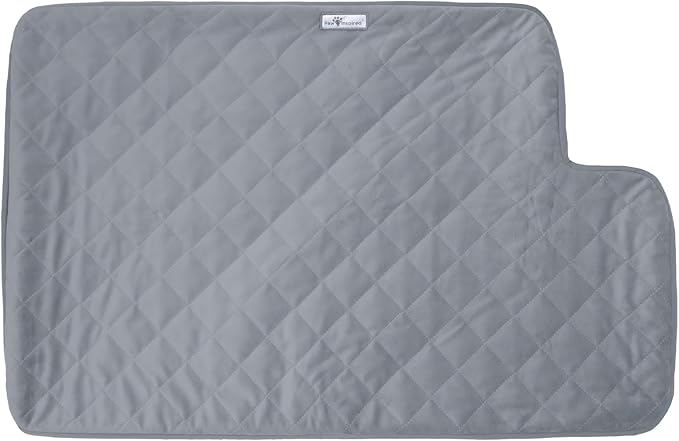 Paw Inspired Fitted Fleece Top Pan Liner for Critter Nation Cage, Gray | Tray Cover with Notch for Ferret Nation/Critter Nation Cage, For Ferrets, Rats, Chinchillas, Hedgehogs, Small Animals, Pets
