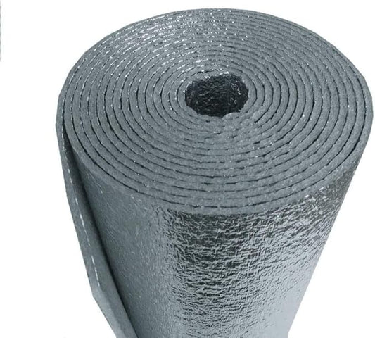 US Energy Products Reflective Foam Core Insulation Shield, Heat Shield, Thermal Insulation Shield Vapor Barrier (R8) Water Proof Meets All Fire Codes (1/4 inch Thick) (4ft x 20ft (80 sqft))