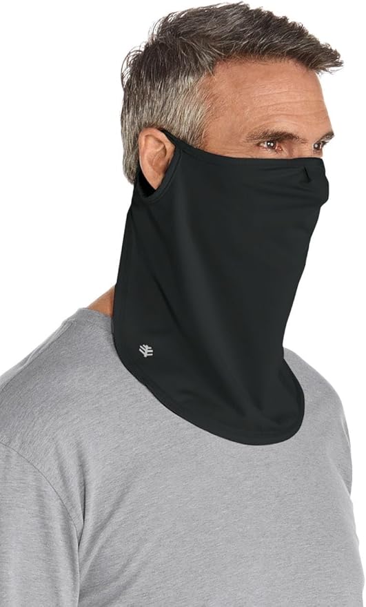 Coolibar UV Face Shield - UPF 50+ Sun Protection - Crestone in Black
