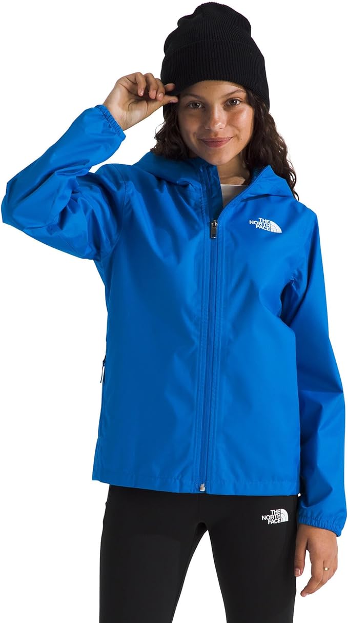 The North Face Unisex Kids Zipline Rain Jacket - Waterproof Rain Coat, Secure Zip Pockets, Weather Ready Hood