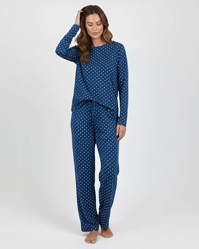 Real Essentials 2 Pack: Women's Comfy Pajama Sets - Short & Long Sleeve Ladies Loungewear Sleepwear PJs (Available In Plus)