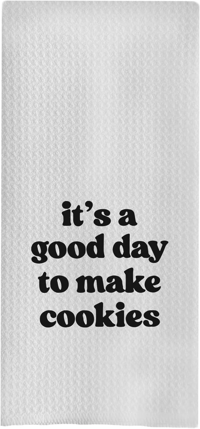 Baking Towels, Tea Towels for Baking, Gifts for Bakers, Cookie Lovers, Cooks, 16x24 (08)