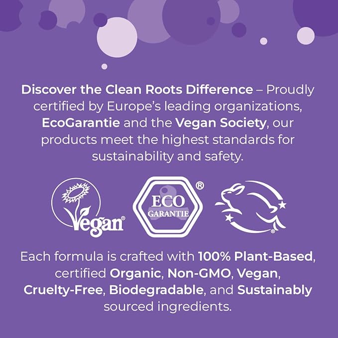 Baby Laundry Detergent, EcoGarantie Certified 100% Organic & Natural, Scent-Free & Hypoallergenic, Dermatologically Tested & Approved - 55 Loads, 92.9 fl. oz (2.75 L)