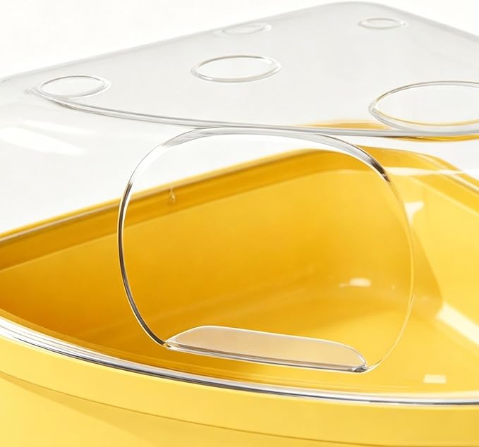 Hamster Sand Box Bathing Digging Transparent Leakproof | Hamster Cage Bathing Sand Box for Mouse Chinchilla Enrichment Play Sleeping Foraging Potty