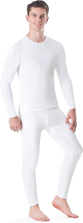 Rocky Thermal Underwear Men Long Johns Men Thermal Underwear Thermals Mens Base Layer Mens Thermals Top and Bottom Set