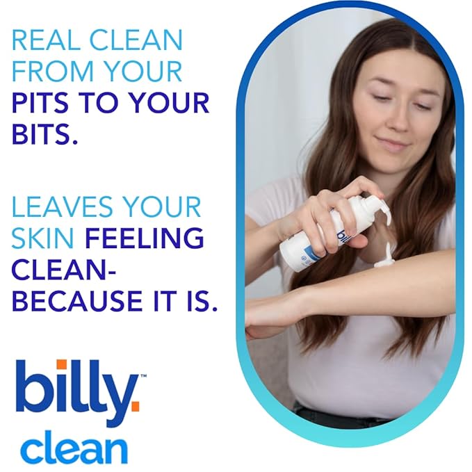 Billy Clean Big 100% Natural No Rinse Waterless Soap, Hand and Body, Travel Size Foaming Hand Sanitizer Alcohol Free, Elderly and Kids