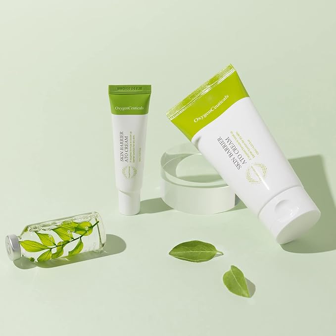 OxygenCeuticals Skin Barrier Ato Cream – Protective Cream with Fucoidan V, Shea Butter & Centella Asiatica, Clinically Proven to Strengthen Skin Barrier & Soothe Sensitive Skin. 4.05 fl.oz (120ml)