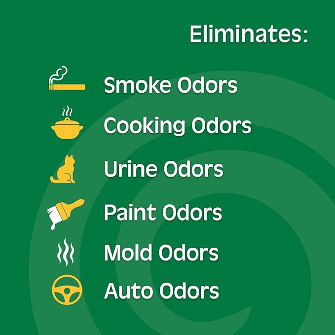 Gonzo Odor Absorbing Gel - Odor Eliminator for Car RV Closet Bathroom Pet Area Attic & More - Captures and Absorbs Smoke Mold and Other Odors - 14 Ounce