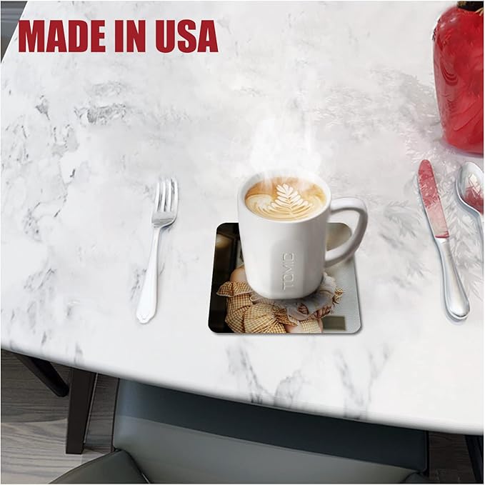 Personalized Coasters, Custom Coaster, Leather, Add Your Image, 4 inches (Set of 6, Square)