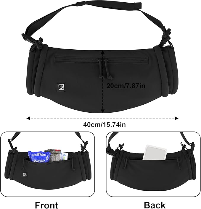 PETAC GEAR Tactical Hand Warmer,Portable Drop Hanger Waist Handwarmer Pouch for Hunting Golf Camping Fishing, Hiking, Football Winter Outdoor Field Survival.