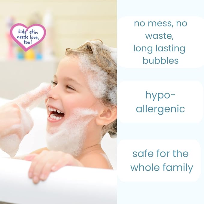 TruKid Bubble Podz Bubble Bath for Kids, Toddlers, & Babies, Tear Free Gentle & Refreshing Bath Bomb for Sensitive Skin with Natural Moisturizers, Non-Toxic, pH Balanced, Bubble Gum Scent (10 Podz)