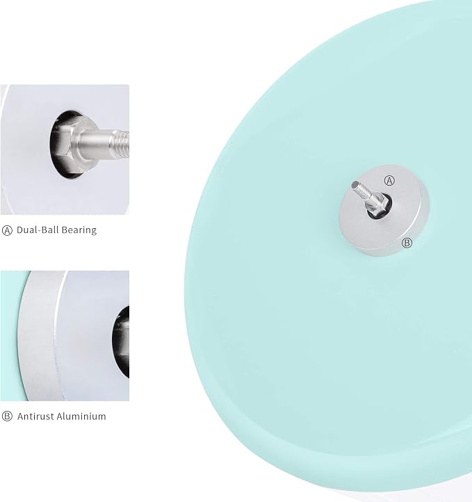 Niteangel Super-Silent Hamster Exercise Wheels: Quiet 11 inch Running Wheel | Can 11.6-15.4" Adjustable Height - No Bend Back Spinner Running for Dwarf Syrian Hamster Gerbils Mice Or Other Small Animal
