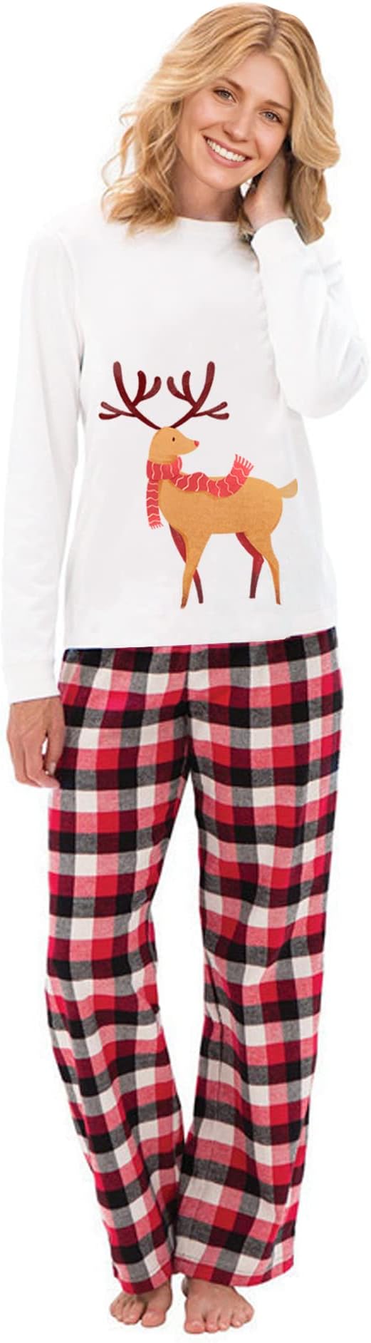 WephuPSho Christmas Family Matching Pajamas, Festive Xmas Jammies Sets for the Whole Family, Holiday Pjs Christmas