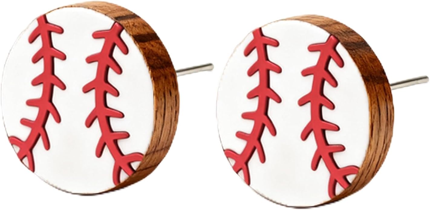 Wooden Stud Earrings for Women Hypoallergenic Jewelry Gifts for Women