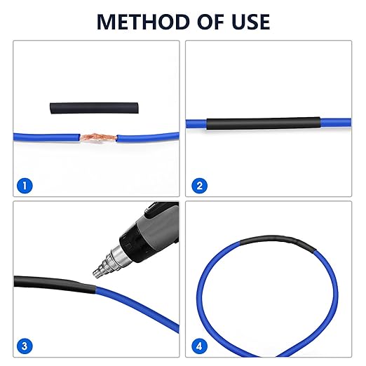 ASHINER Black Heat Shrink Tubing Kit - 580Pcs EVA Material in 11 Sizes - Ideal for Electrical Insulation, Repairs, and Wire Connectors with User-Friendly Design and Storage Case