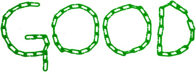 200Pcs Green C-Clips Plastic Chain Links for Birds & Small Pets | Non-Toxic Safe & Durable. Chew-Resistant For Indoor/Outdoor. C-Clip Snaps Together Easily. Plastic Chain Toy For Small Pets