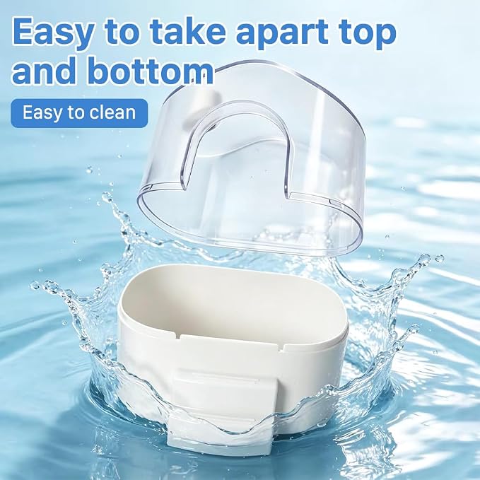 Hamster Sand Bath Container, Hamster Bathtub Digging Sand Container, Large Space for Pygmy Hamsters, Chinchilla, Rats, Mice, Gerbils, Other Small Animal