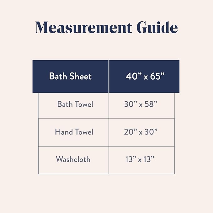 Brooklinen Super-Plush Turkish Cotton Bath Sheets Set of 2 Cotton, 820 GSM, Highly Absorbent, Machine Washable, Perfect for Home & Bathroom (40" x 65", Vanilla)