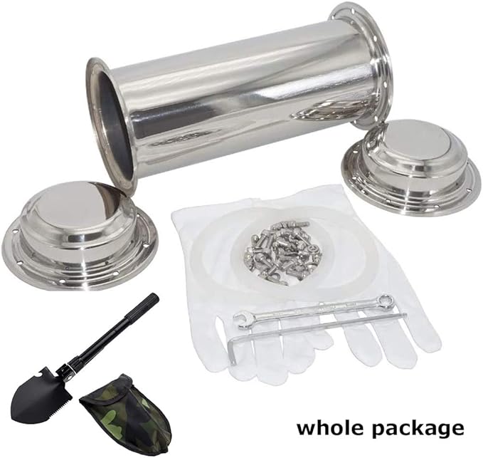 Large 19.5inch Stainless Steel Time Capsule Waterproof Container/Storage Bury