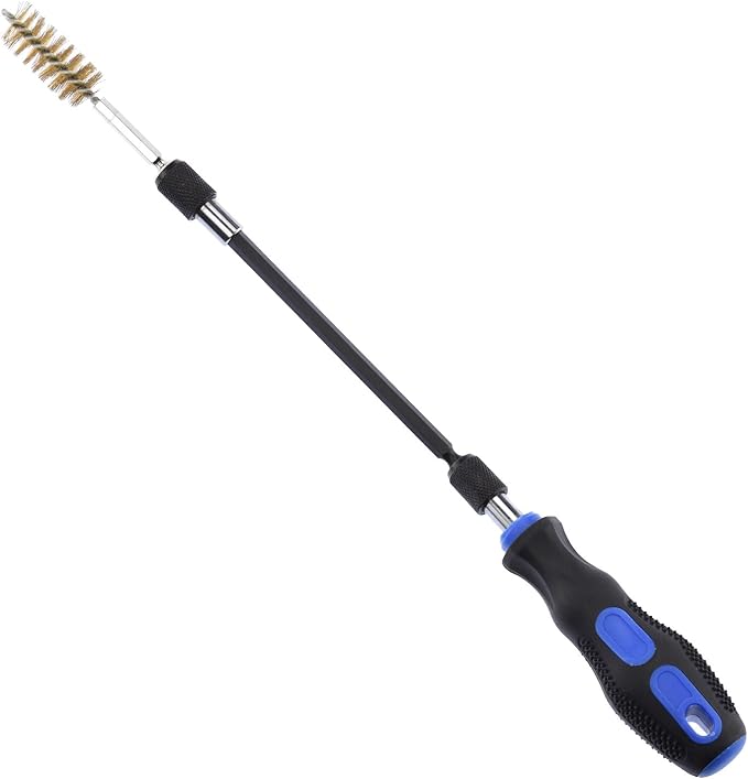 NEIKO 00325A Wire Brush Drill Attachments with 1/4-Inch Hex Shank, SAE and MM Brushes Assortment, Mountable on Power Drill or Die Grinder, 38-Piece Set