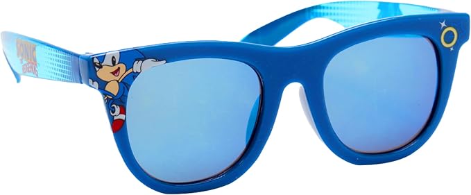 ARKAID Sonic the Hedgehog Boys Sunglasses | 100% UV Protection | Official Sega Sonic the Hedgehog Boys Sunglasses | Impact Resistant | Gift Idea | Fits Most Kids