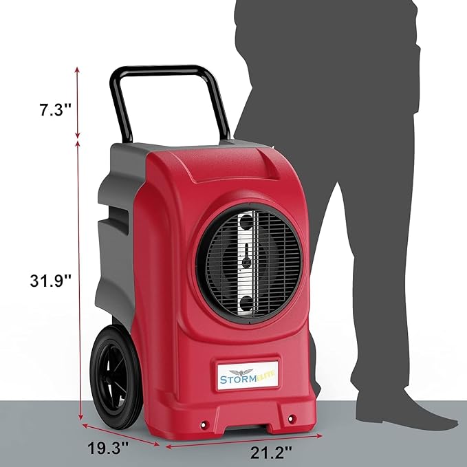 ALORAIR 270 Pints Commercial Dehumidifier with Pump, Whole House Dehumidifiers for Large Room, Industrial Large Dehu with Drain Hose for Basement, Water Damage Restore, Limited 5 Years Warranty