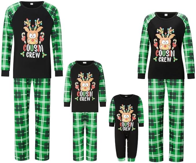 2024 Family Matching Pajamas Sets - Christmas Pjs Sleepwear Outfits for Holiday & Xmas Party