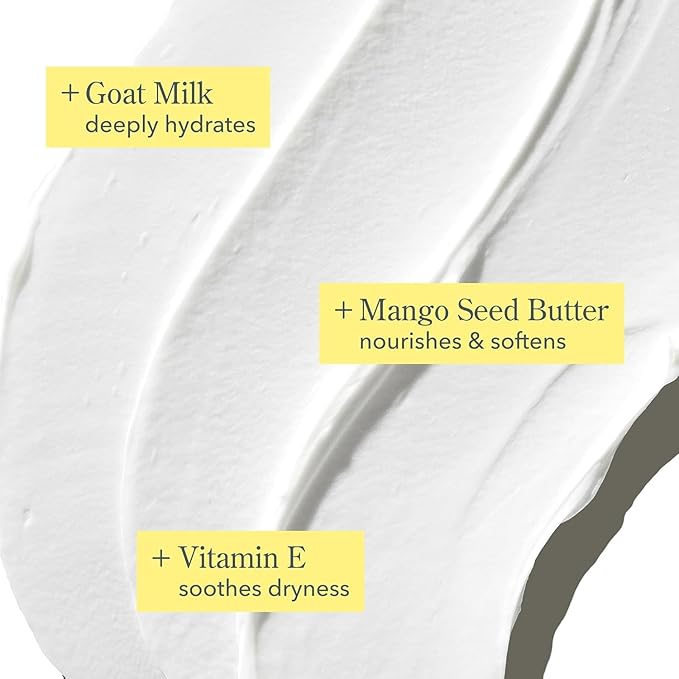 Beekman 1802 Whipped Body Cream, Fresh Air - Scented - 8 oz - Intensely Hydrating & Softens Skin - With Goat Milk - Good for Sensitive Skin - Cruelty Free