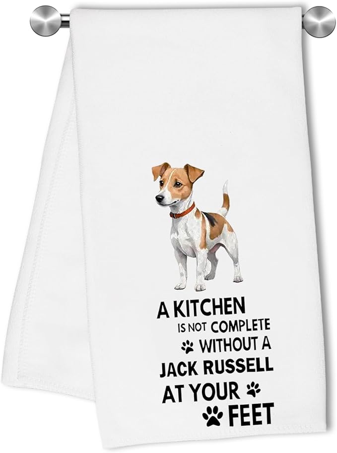 Dog Kitchen Towels Dish Towel Tea Towel Absorbent Hand Towels Decorative for Bathroom Kitchen Home Decor,Dog Love Gifts Ideal Housewarming Gift for Women,Men,Hostesses,Friends,Chefs