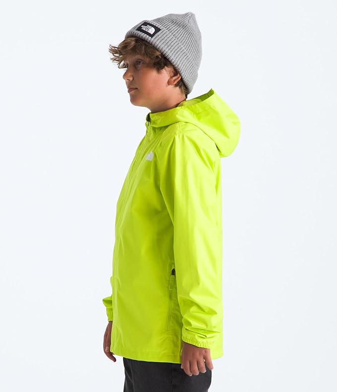 The North Face Unisex Kids Zipline Rain Jacket - Waterproof Rain Coat, Secure Zip Pockets, Weather Ready Hood