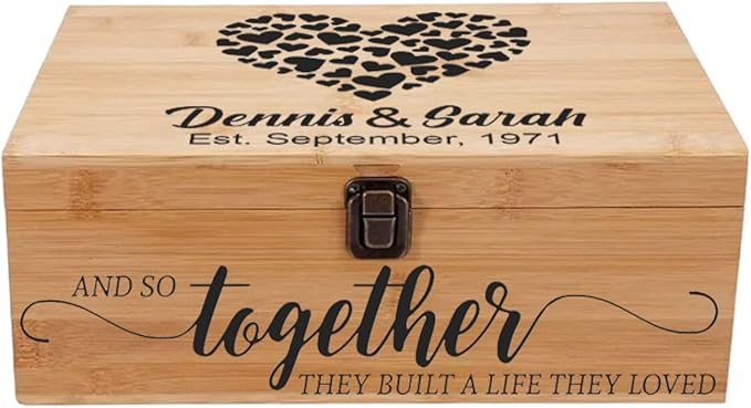 Wedding Keepsake Box - Personalized Memory Box - Wedding Memory Box - Wedding Gift - Personalized Keepsake Box - Memory Box For Keepsakes