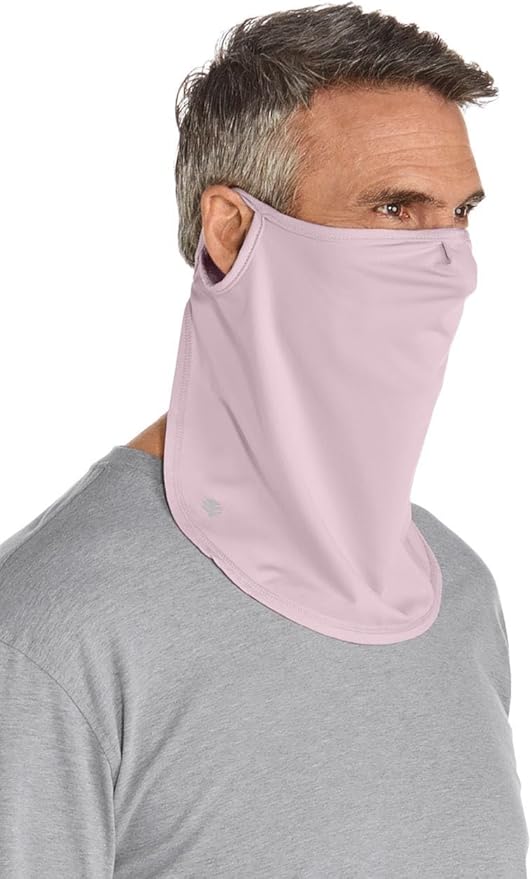 Coolibar UV Face Shield - UPF 50+ Sun Protection - Crestone in Dusty Mauve
