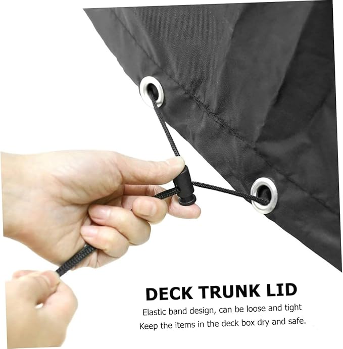 Mikikit Waterproof Outdoor Cover Anti-UV Rainproof Storage Protector Heavy Duty 123 * 65 * 55cm for Garden Furniture