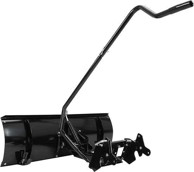 Wutist 46" Black Snow Blade Plows Attachment Compatible with Columbia, Troy-Bilt, Remington, Yard-Man and Yard Machines Heavy Duty Steel