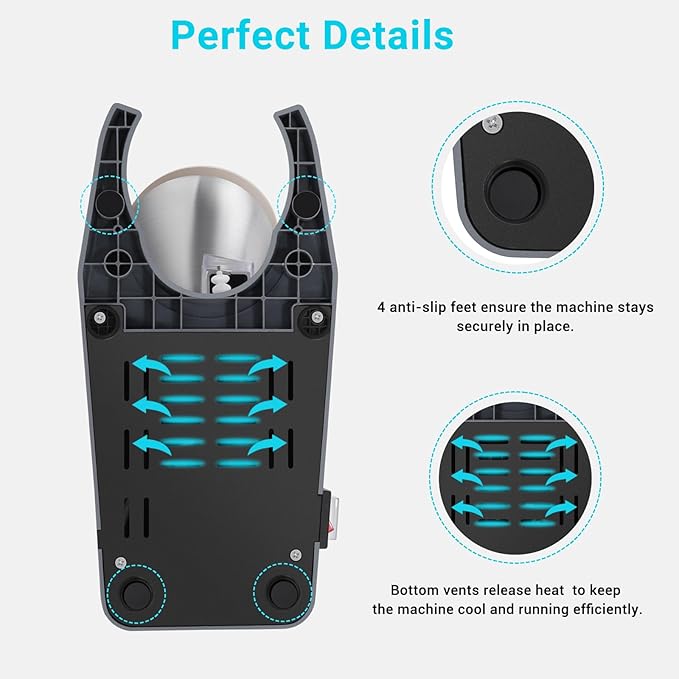 300W 178 lbs/hr ETL-Listed Dual Blade Electric Ice Shaver Machine with Ice Pick, Ice Crusher for Home Use and Commercial, Shaved Ice Machine, Ice Grinder, Silver