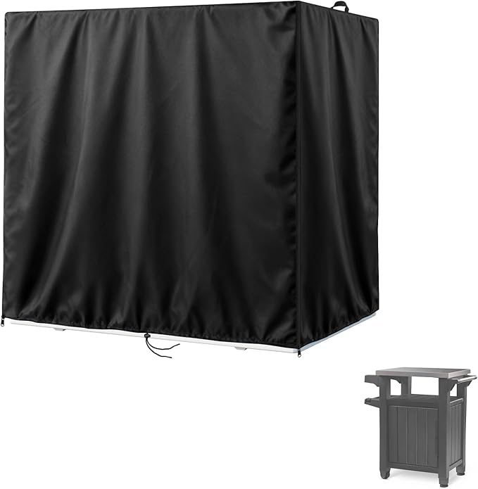 Kasla Storage Cabinet Cover, Outdoor Chest Storage Waterproof Cover, Weatherproof Cabinets Covers for Kitchen Patio Garden Backyard - 48"Lx30"Wx35"H