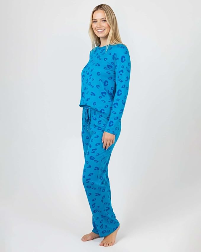 Real Essentials 2 Pack: Women's Comfy Pajama Sets - Short & Long Sleeve Ladies Loungewear Sleepwear PJs (Available In Plus)