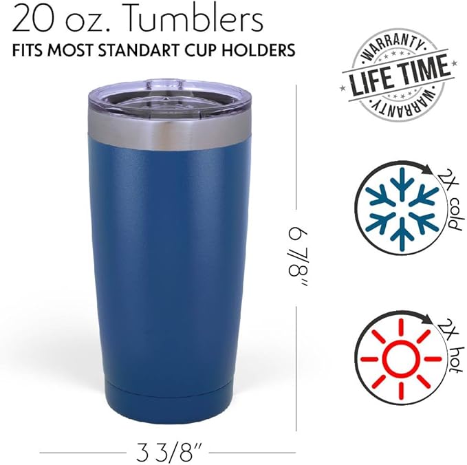 Personalized Tumbler with Engraved Name - 12 Designs, 20 Oz Coffee Tumbler with Slider Lid, Hot Pink, Double Wall Insulated - Custom Gift for Women