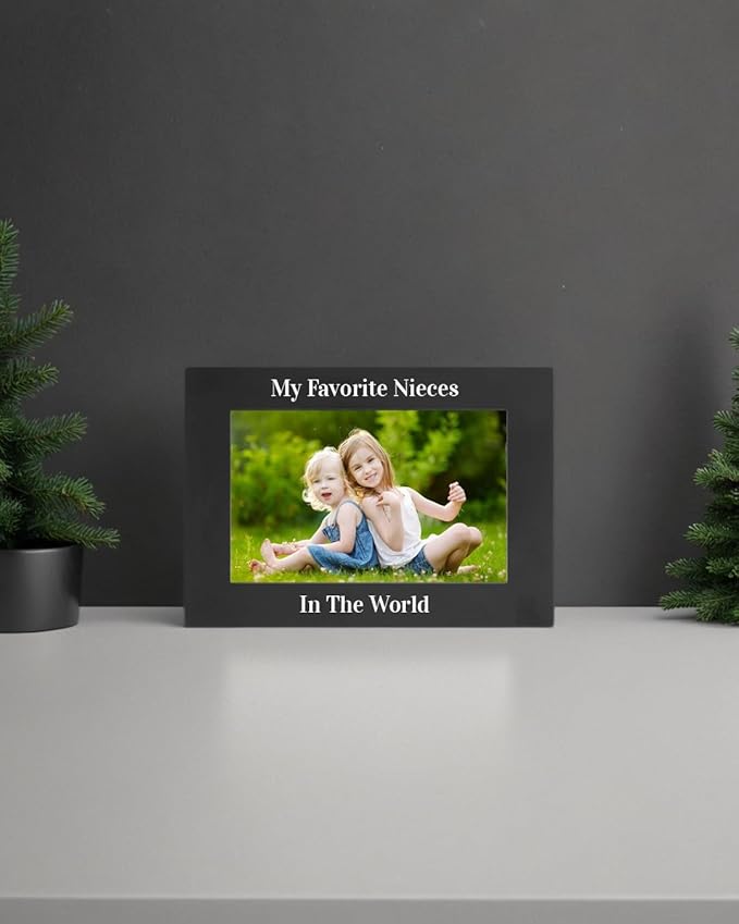 Personalized Add Your Custom Text Engraved Anodized Aluminum Hanging/Tabletop Personlized Group Family Photo Picture Frame