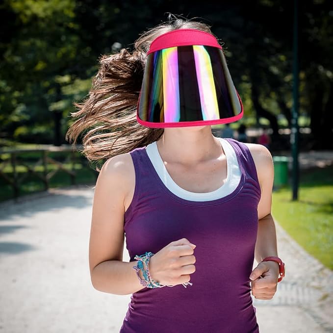 Face_Shield Protector Sun Visor Hat UV Protection Summer Sun Cap Great for Oudtoor Hiking Camping Golf Tennis Cycling