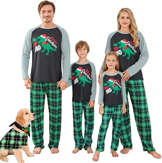 2024 Family Matching Pajamas Sets - Christmas Pjs Sleepwear Outfits for Holiday & Xmas Party