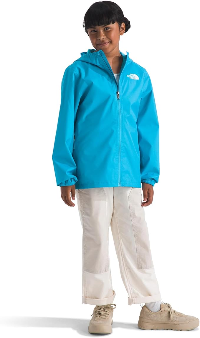 The North Face Unisex Kids Zipline Rain Jacket - Waterproof Rain Coat, Secure Zip Pockets, Weather Ready Hood