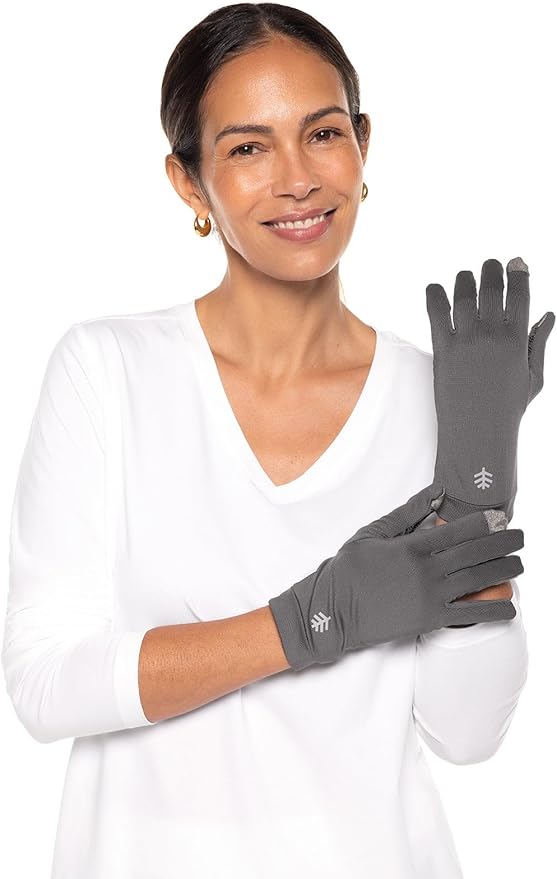 Coolibar Full Finger UV Sun Gloves - UPF 50+ Sun Protection - Gannett