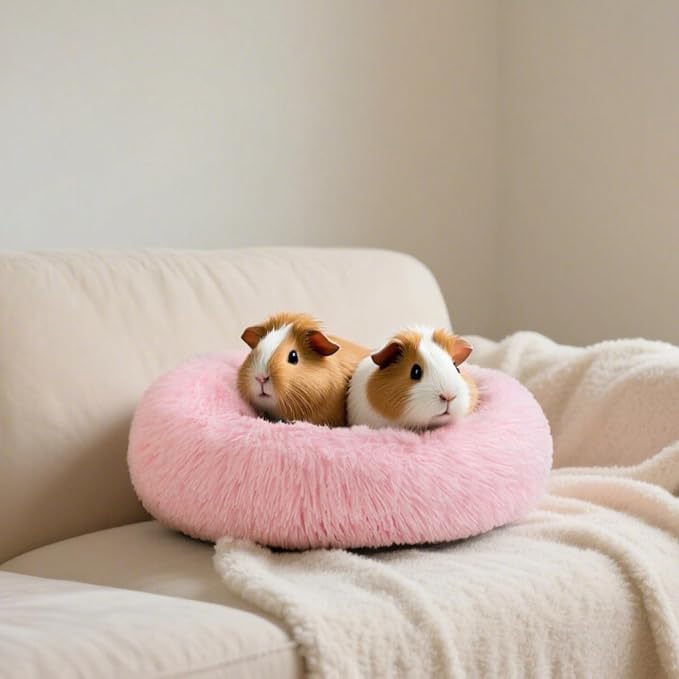 Bunny Bed 2 Pack Large Rabbit Hideout Soft & Comfortable | Small Animal Bedding, Cozy Bed Mat, Warm Hideaway, Cage Accessories for Guinea Pig