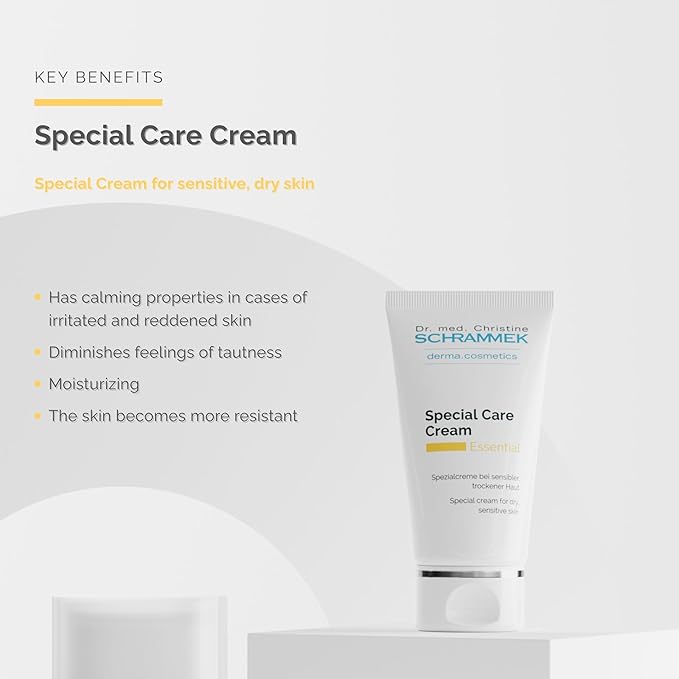 Schrammek Dr Special Care Cream (1.7 fl oz) - Special Cream for Sensitive & Dry Skin - Scientifically Proven - Face Moisturizer - Skin Care